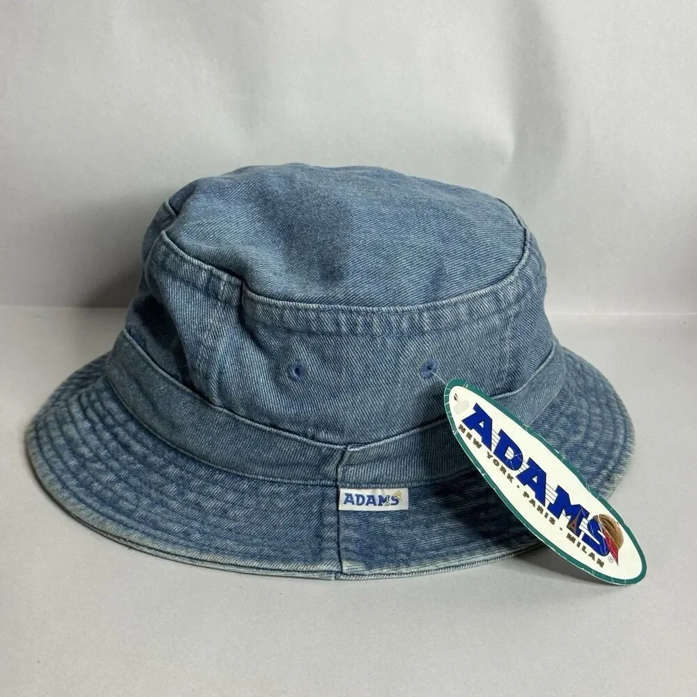 Vintage‎ Adams Kids XL Bucket Hat Denim 1990’s
